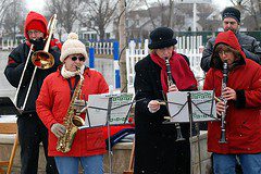 VCMA Members Play For The Christmas Tree Ship Arrival